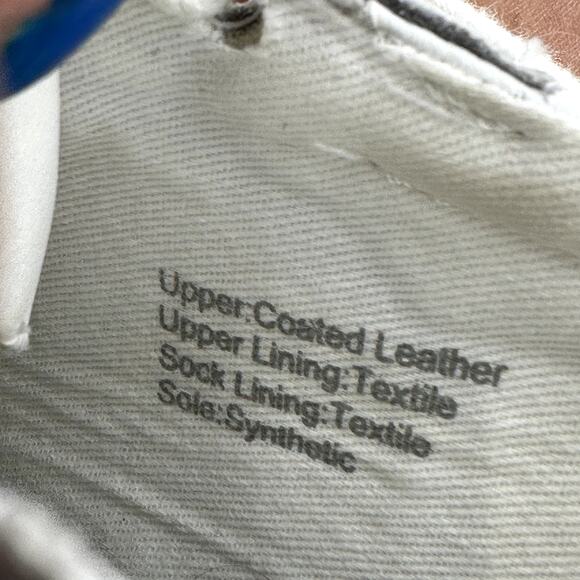 Madewell Court Leather Sneakers Cloudlift Lace Up Low Top Ivory Multi W6.5 M5 - Picture 6 of 8